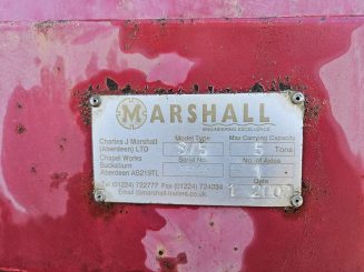 Marshall S5 5Ton Trailer 2002 - Image 7