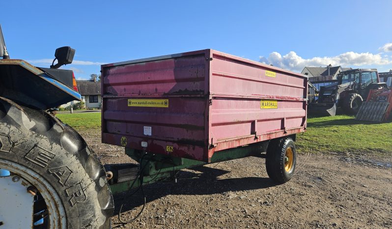 Marshall S5 Ton tipping trailer with extension sides full